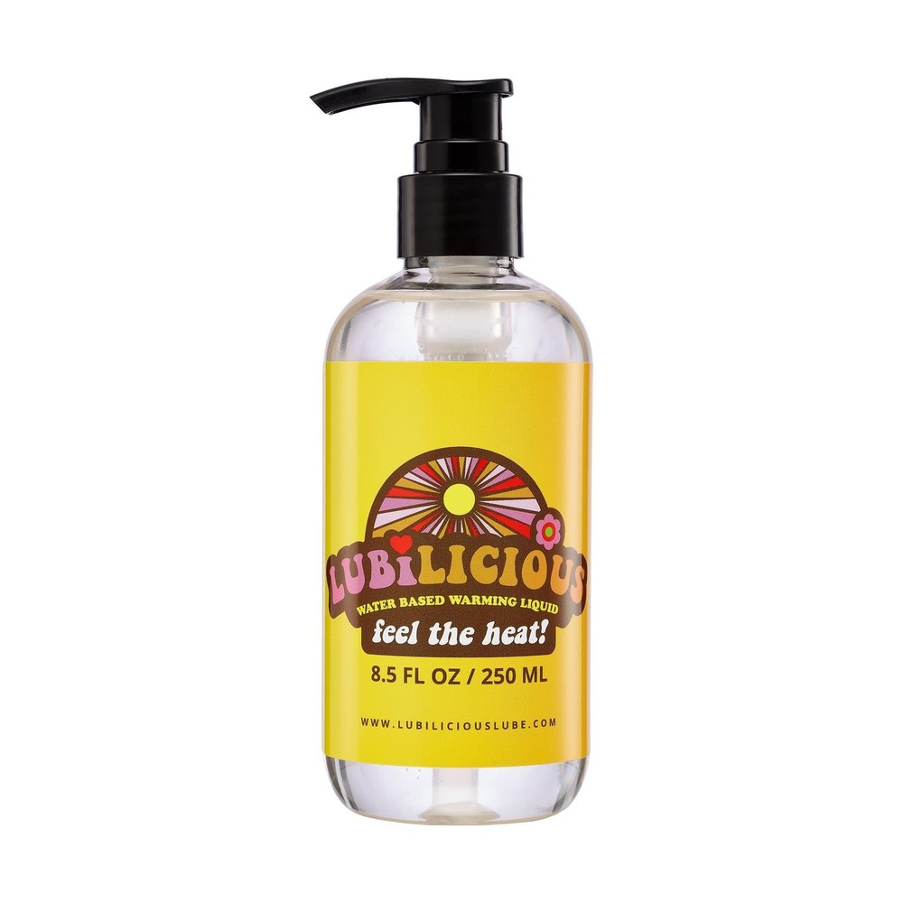 LUBILICIOUS PERSONAL WATER BASED LUBRICANT Warming Lube Pump Top 8.5 oz - Wat...