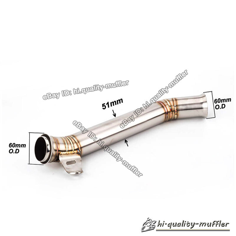 Motorcycle Exhaust System Connect Mid Link Pipe Modified For Duke 690 2012-2018