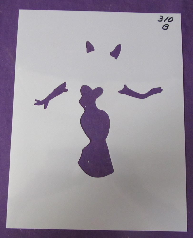 Cake Decorating and Craft Stencil Foxy Momma