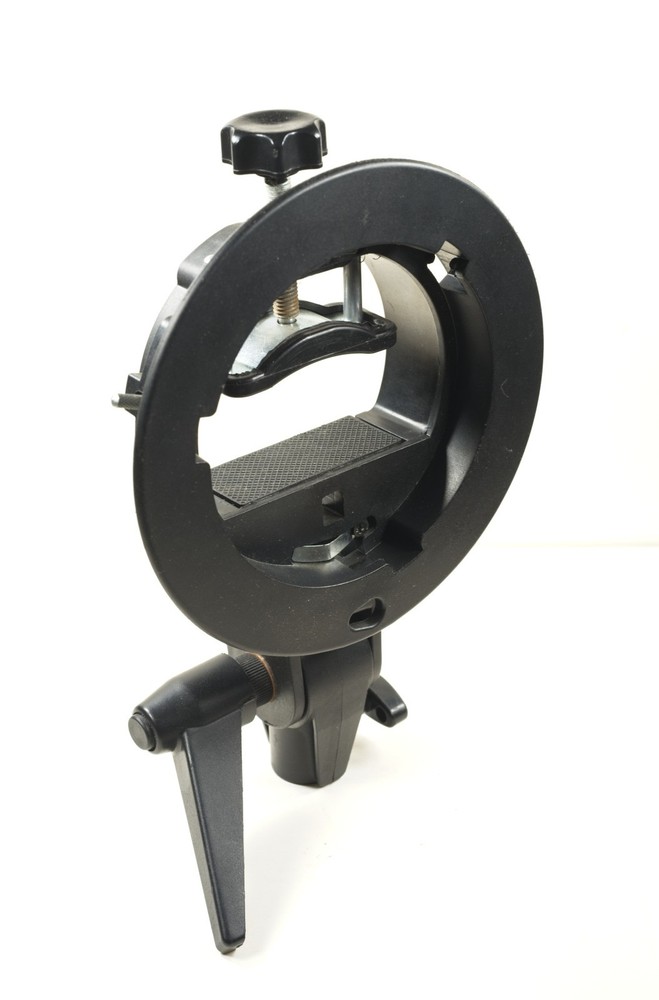Adjustable Bowens Type S-Mount Bracket Flash Holder for off Camera Flash