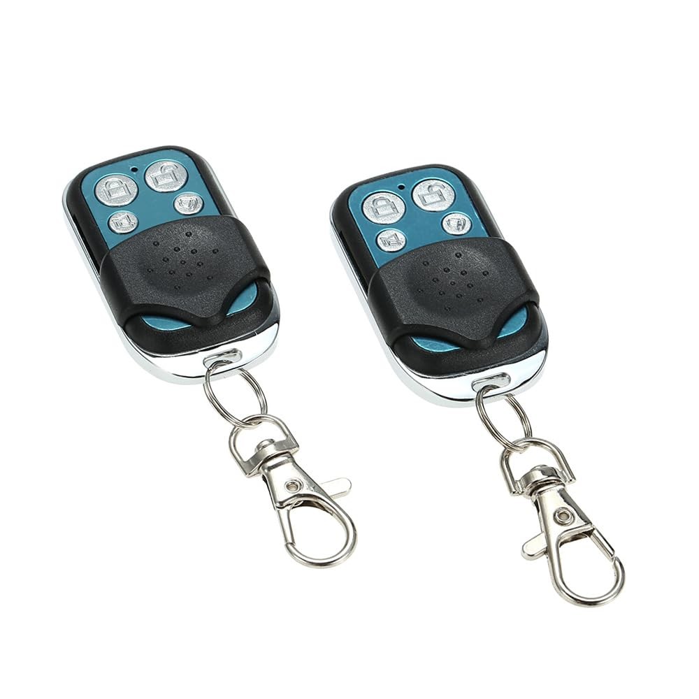 NEW Car Alarm System with 2 Door Remote Central Locking Kit Shock Sensor Immobi