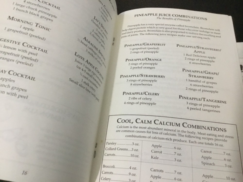 Fresh Juice Recipes & Meal Planner Cookbook