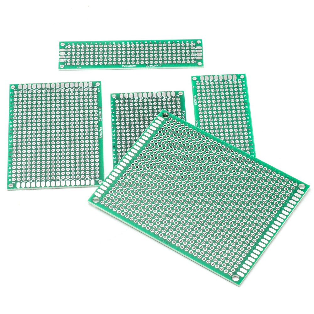 DEYUE 40PCs PCB Board Prototyping PCBs Circuit Boards Kit | 5 Size