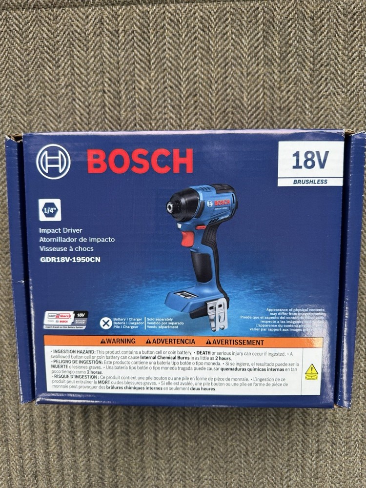 Bosch GDR18V-1950CN 18V Brushless Impact Driver (Bare Tool)