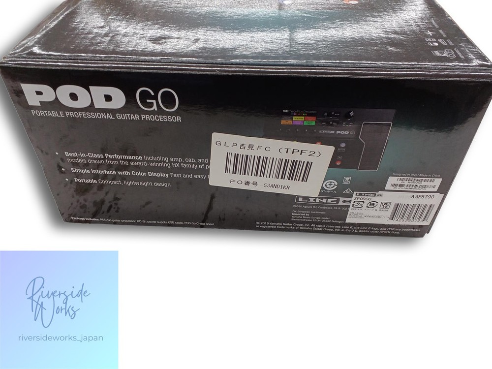 LINE6 Effects Pedal POD GO Multi-Effects Guitar Processor JP