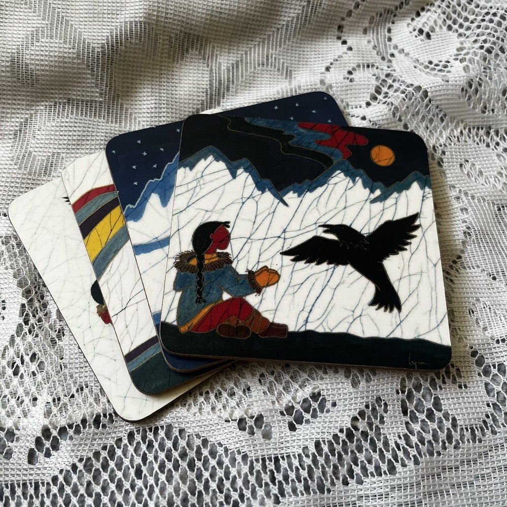 Native Art Coaster Set