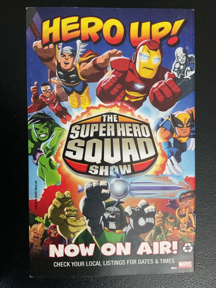 Marvel Super Hero Squad PS2 PlayStation 2 Instruction Manual Only