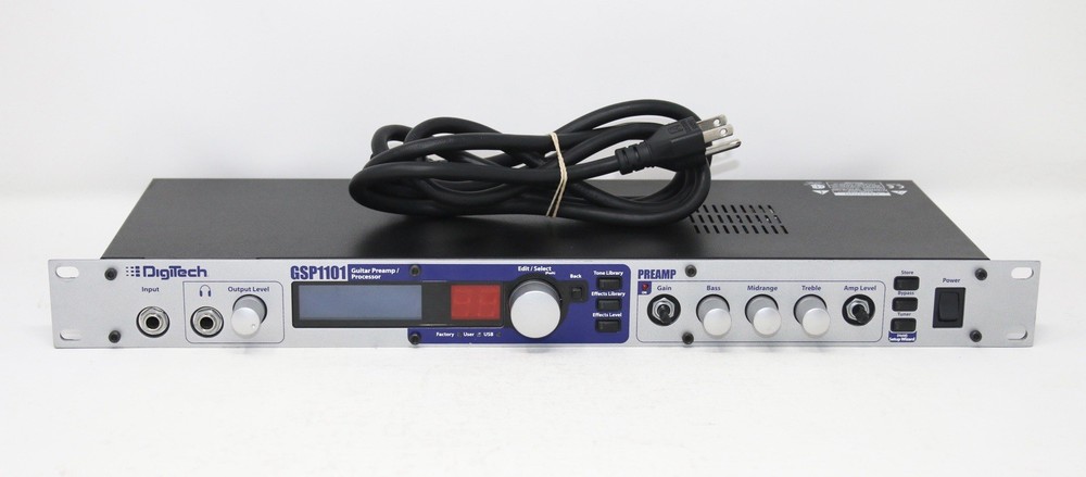 Digitech GSP1101 Multi-Effects Guitar Preamp/Processor w/Power Cable Only READ!