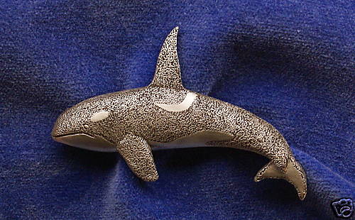Empire Pewter Orca / Killer Whale Pin