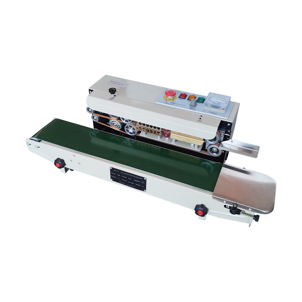 Auto Sealing Machine Continuous Plastic Poly Bag Sealer Horizontal PVC Membrane