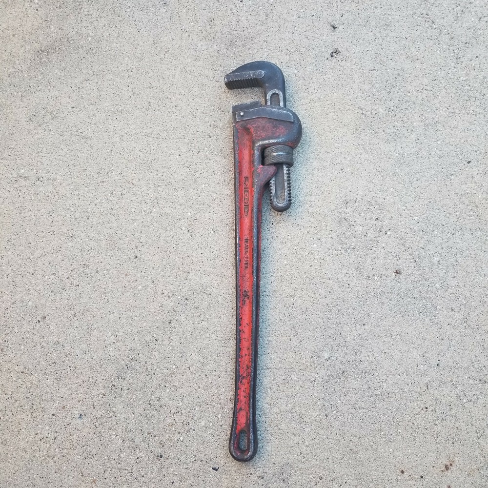 Ridgid Tools 24" Heavy Duty Adjustable Pipe Wrench, Plumbing, Pipe Fitting