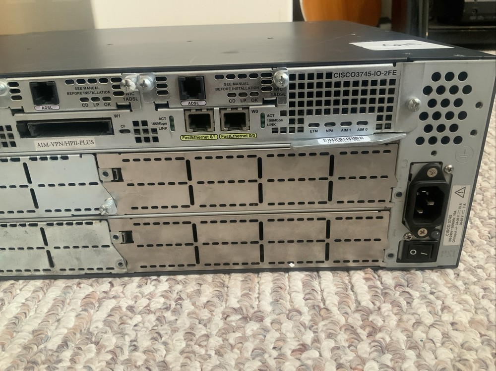 Cisco Systems 3700 Series 3745 Multiservice Access Router With Modules
