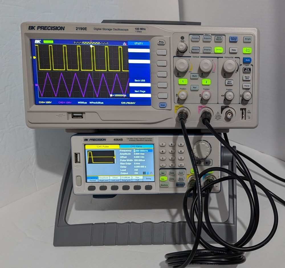 BK Precision 4064B Dual CH 120 MHz Function Arbitrary Waveform Generator. Used