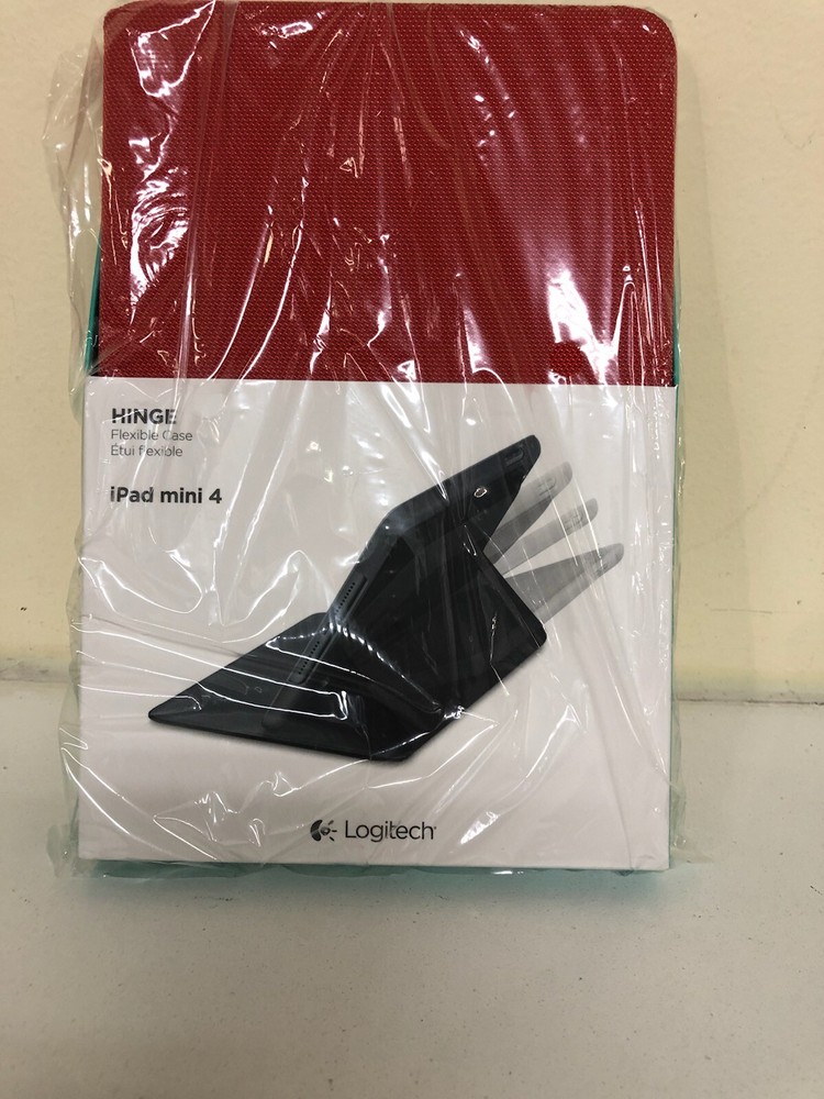 Logitech Hinge Carrying Case (Folio) for iPad Mini 4 - Red 939-001440
