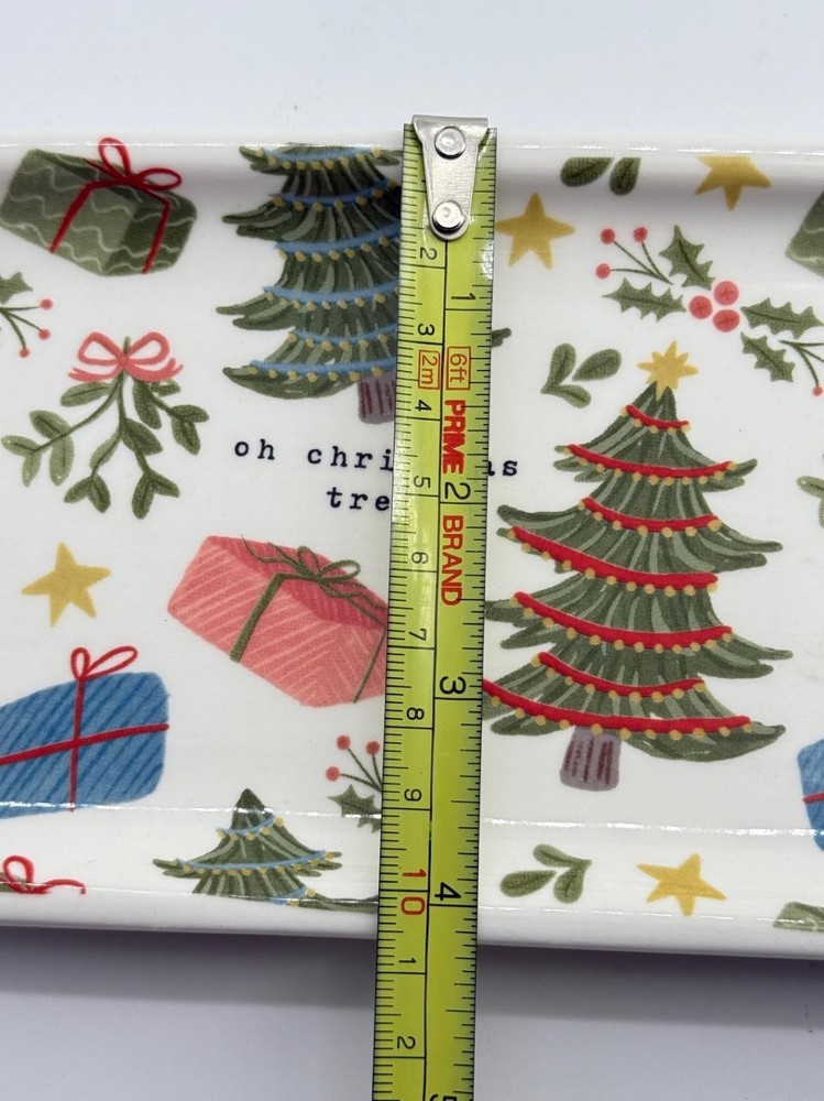 Mudpie Tray Oh Christmas Tree Retro Dish