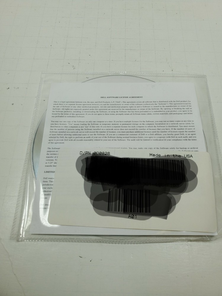 DELL Reinstall disc for cyberlink powerDVD software 2003