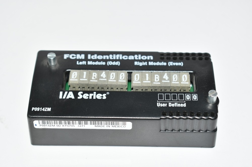 FOXBORO P0914ZM IDENTIFICATION MODULE FCMID RIGHT/LEFT MODULE
