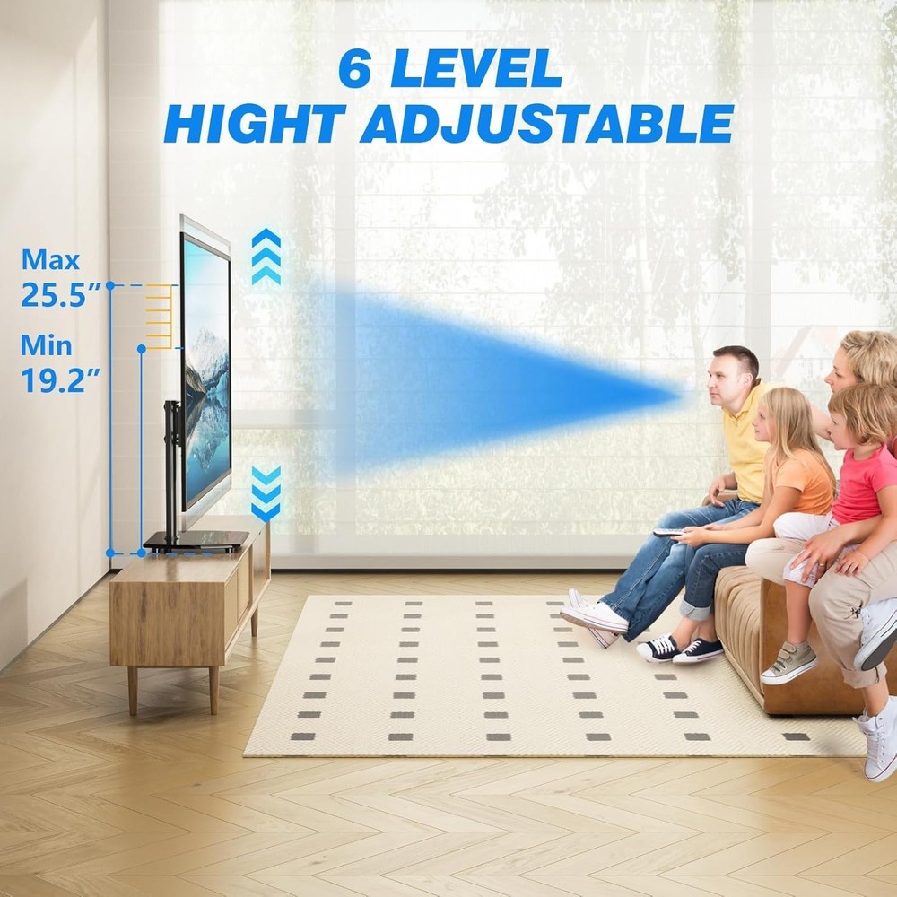 Universal TV Stand Mount with Cable Management=
