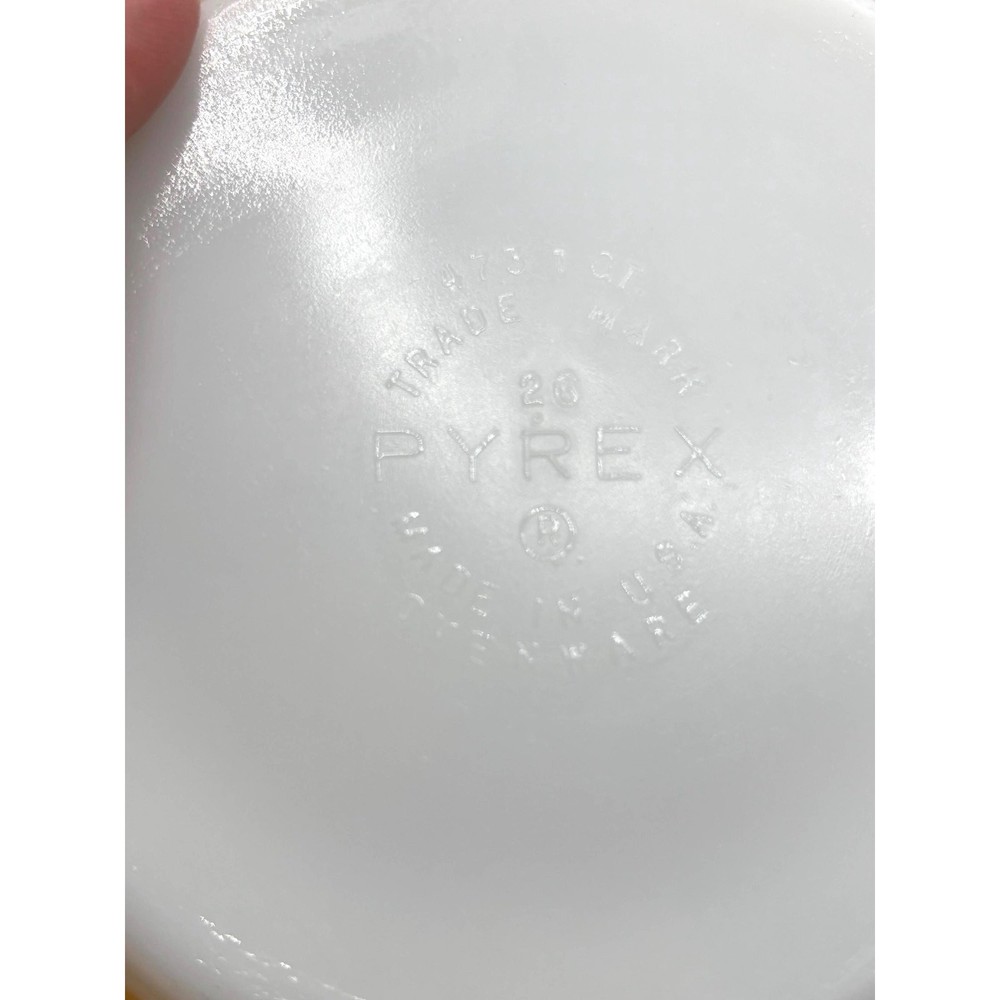 Vintage Old Orchard Pyrex Dish