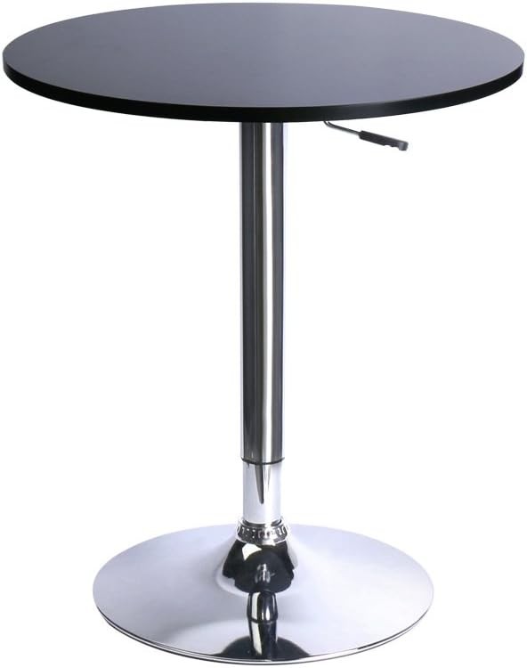Leopard MDF Round Top Not Adjustable 41 INCHES Height Bar Table Pub Table W/
