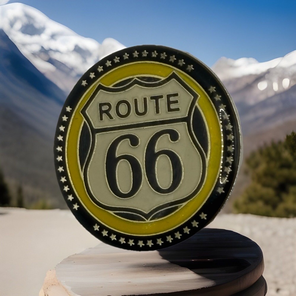 ROUTE 66 LAPEL PIN NEW