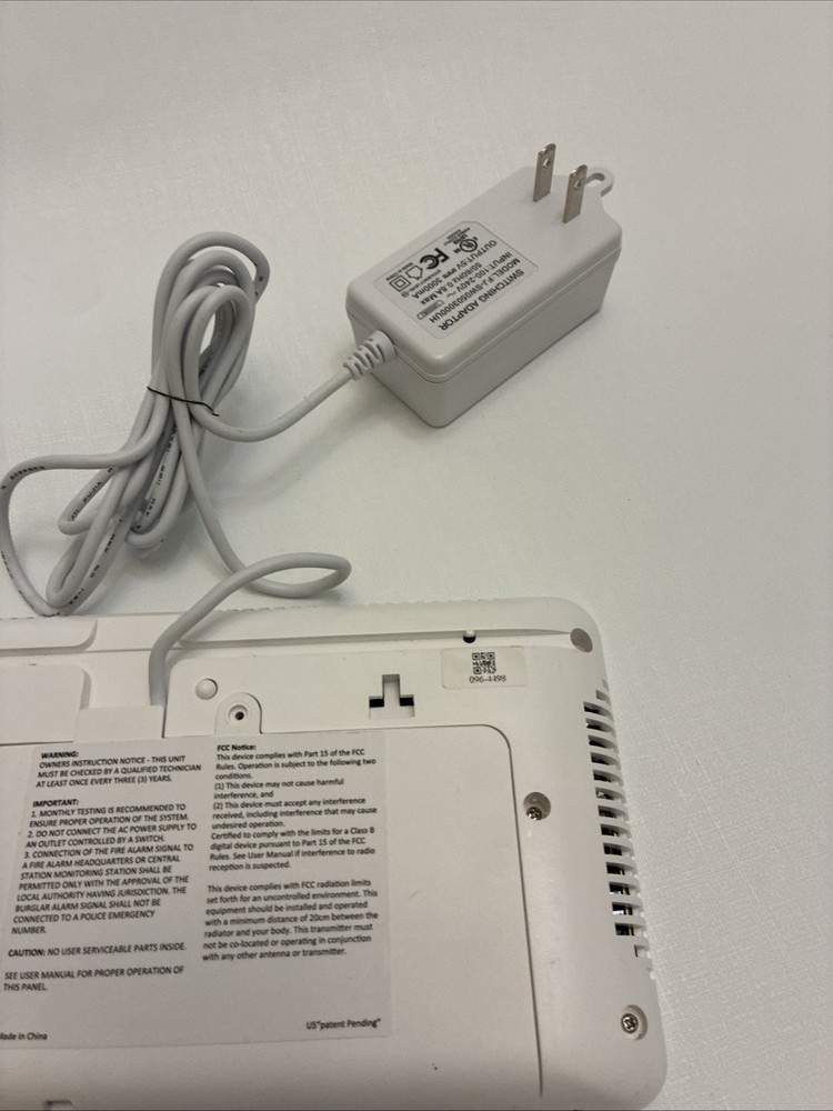 Cove EG91-VX Wired Touchscreen Panel Security System with Power Adaptor