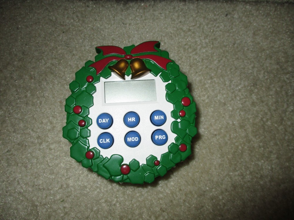 Christmas Wreath Wall Plug-Programmable