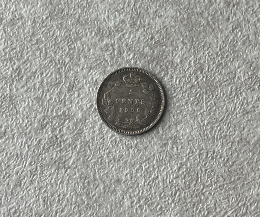 1900 Canada 5 Cents - Silver L2