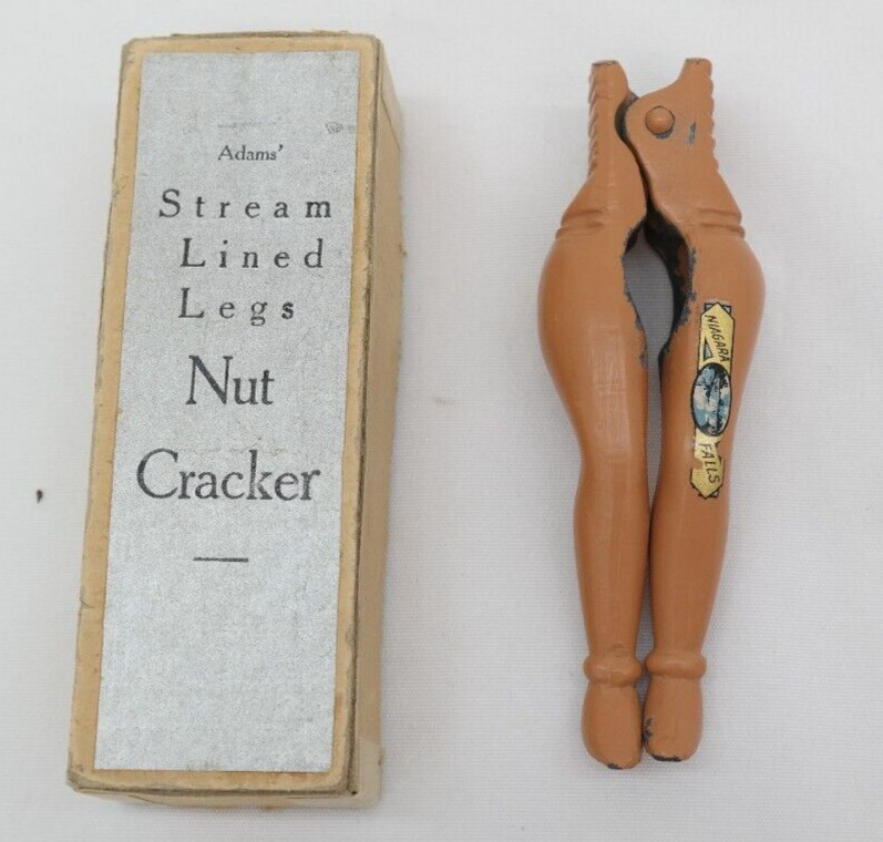 Vintage Adams Niagara Falls Streamlined Legs Nutcracker    AE