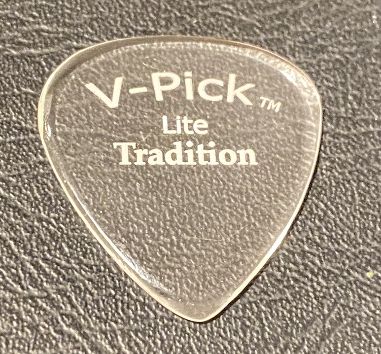 V-Pick -Tradition Lite  Clear Guitar Pick-1st Issue