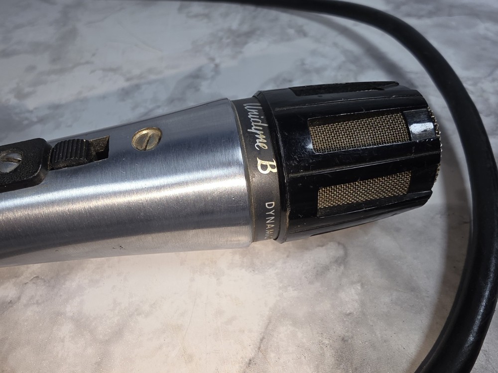 Vintage Shure Model 5155B Unidyne Microphone. As-is Untested