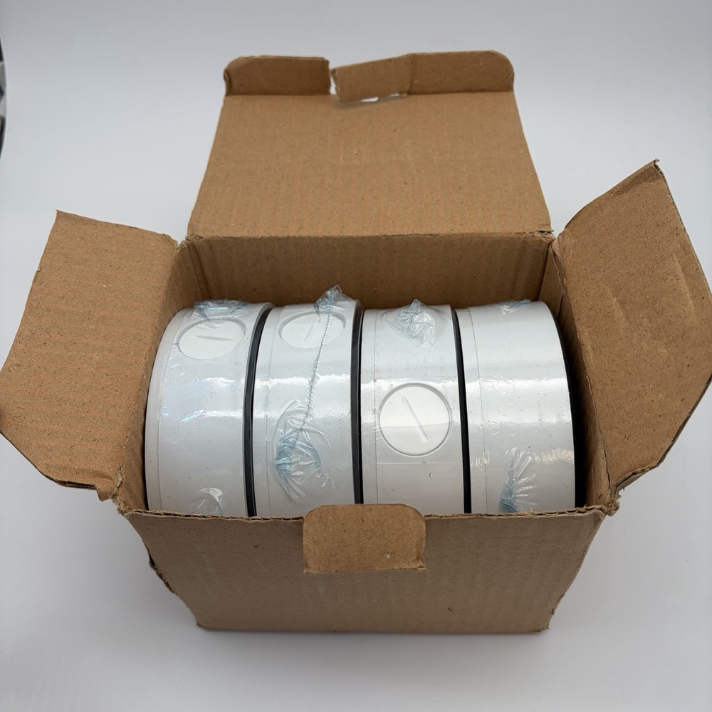 4 Pack PFA130-E Security Camera Junction Box Mount Waterproof White