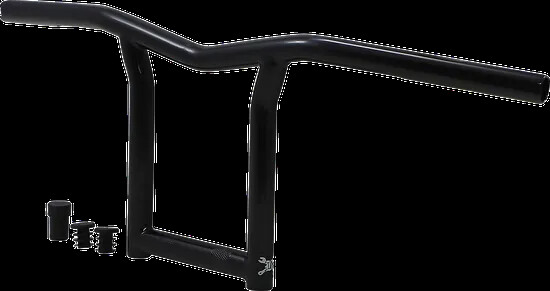 Burly 10in Coated Steel The Sid Handlebars Harley Disc Glide 84