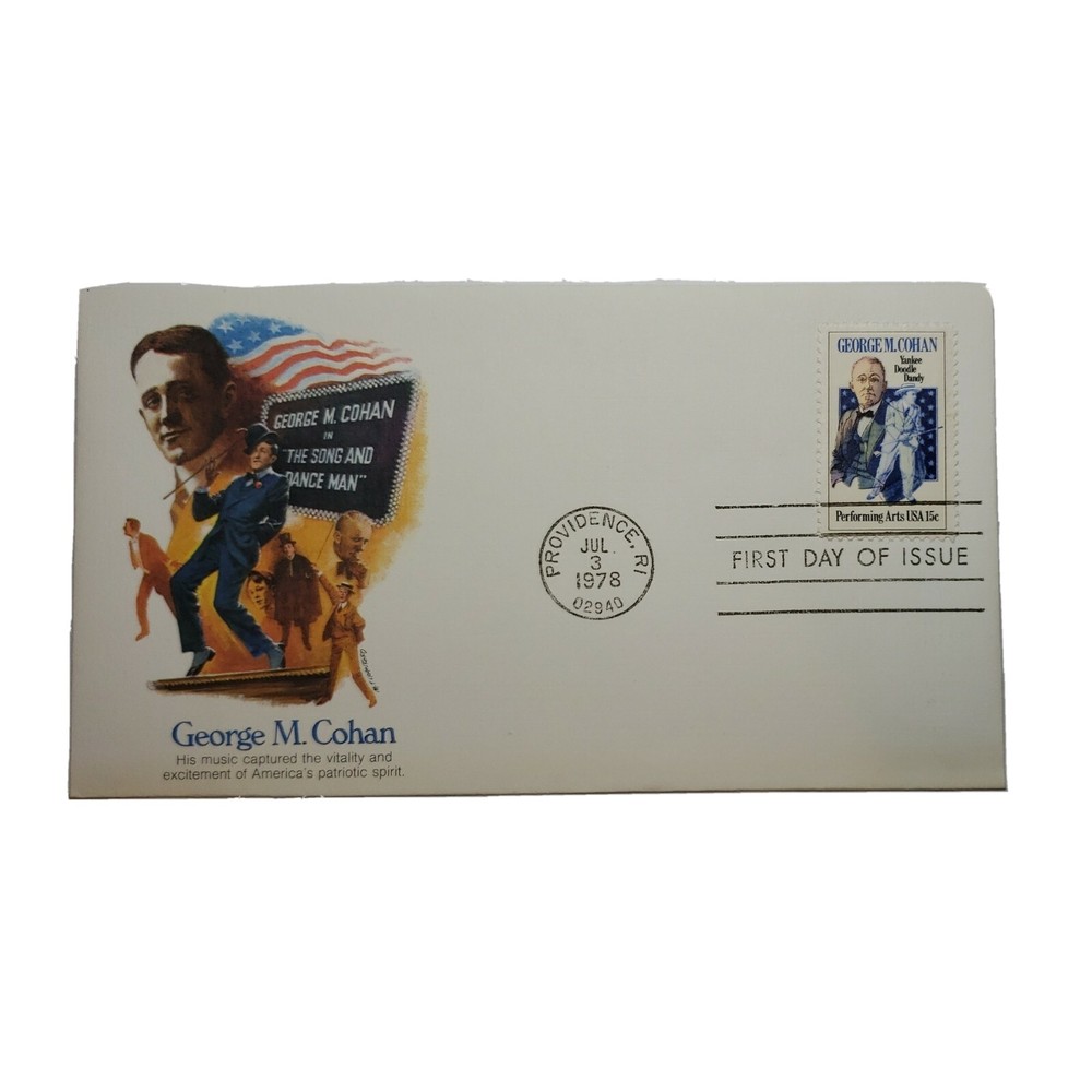 First Day Covers 1978 George M Cohan