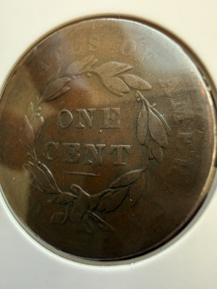 1839 Coronet Head Large Cent "Silly Head"
