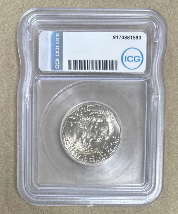 1981 D $1 Susan B Anthony Dollar ICG MS66