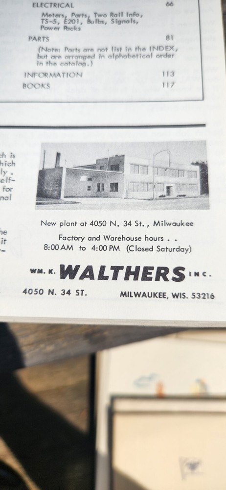 Walthers O Scale Catalog 1972
