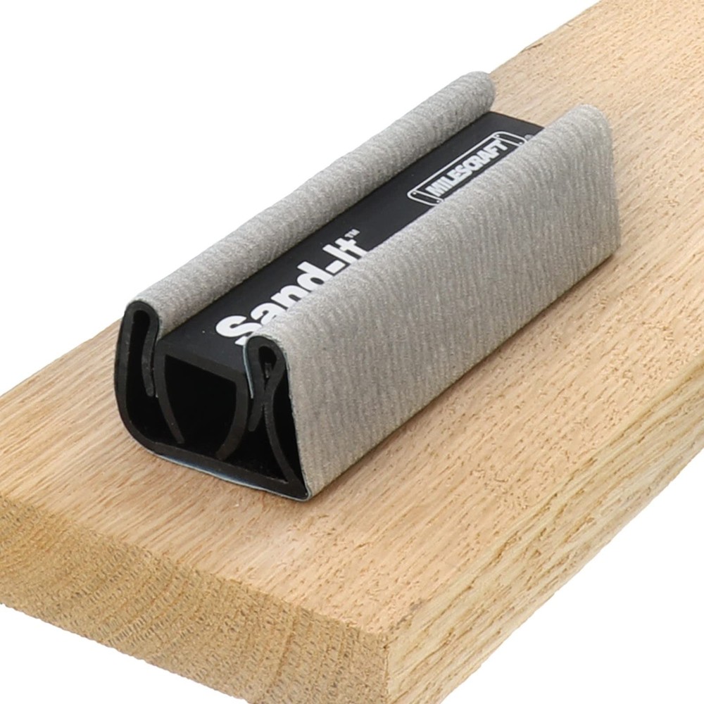 Milescraft 1622 – Sand-It Multi-Surface Sanding Block. Sand Flat,