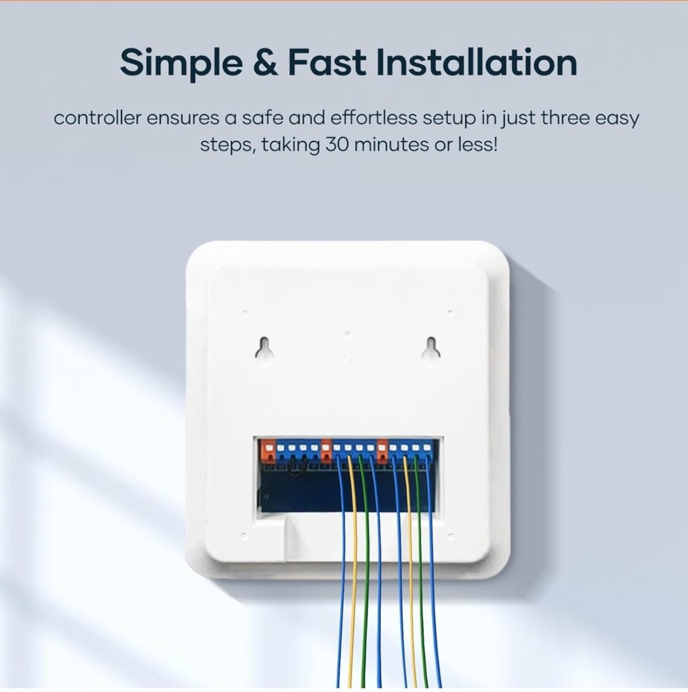 tolviviov Smart Sprinkler Controller, 8-Zone Indoor WiFi Irrigation Controller,