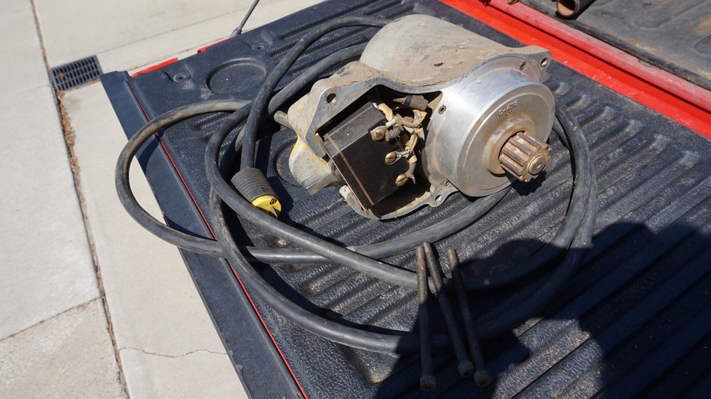 Ridgid 200 Pipe Threader Motor and Switch 3095 working pull free ship USA