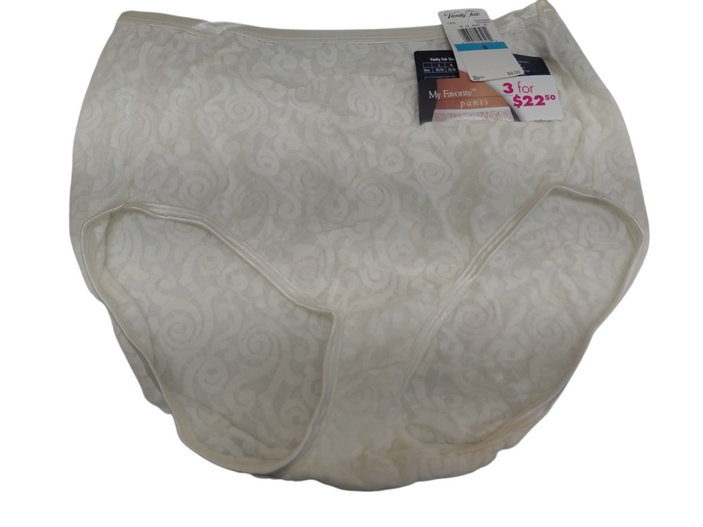 Vintage Vanity Fair Laced Brief Size 9