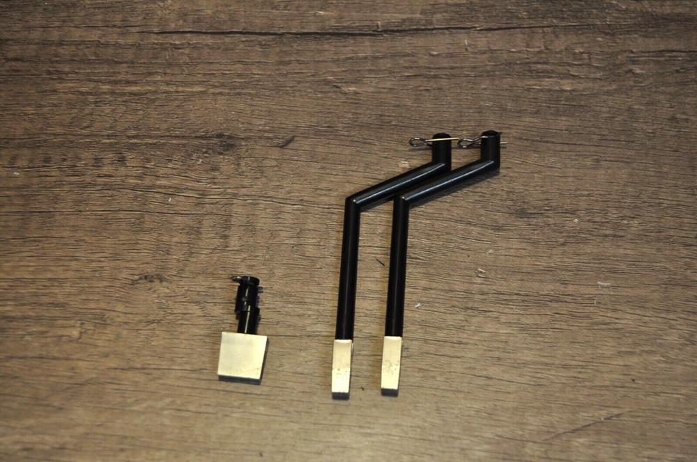 TEAC CX-350 CASSETTE DECK - Rec Mute & Input Knob Button.