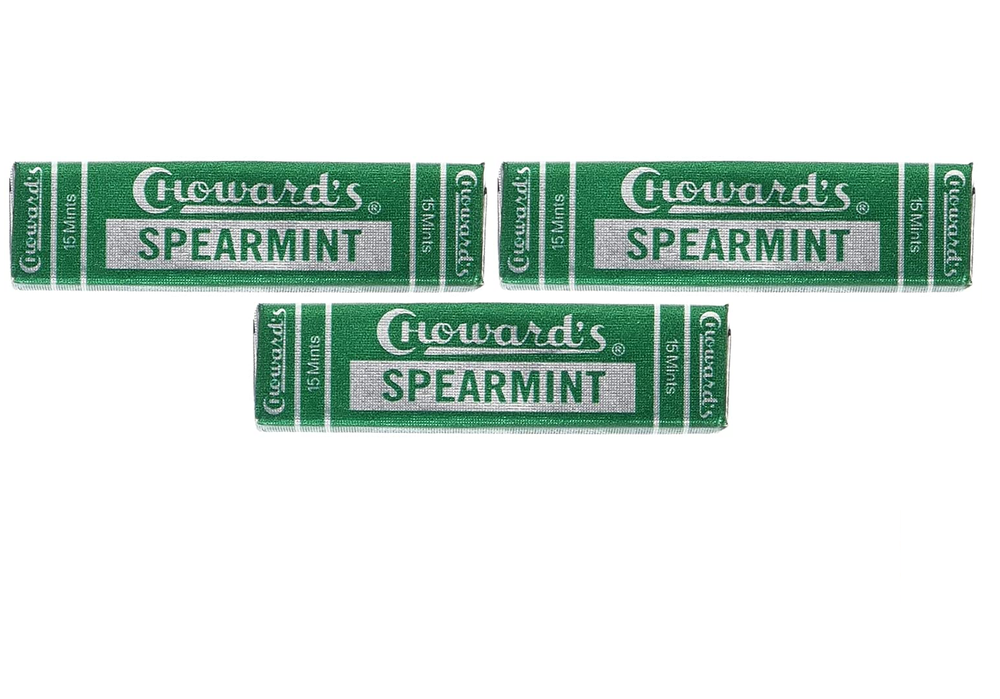 Chowards Spearmint Mints Candy - Choose From -1-12 Count - Bundle Pack