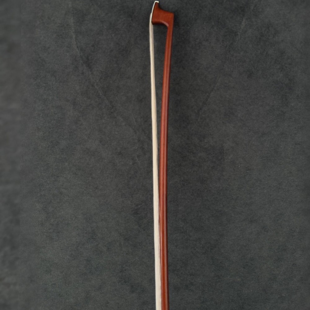D.Peccatte Copy Master Pernambuco Viola Bow Red OX Fleur-De-Lys Frog Silver