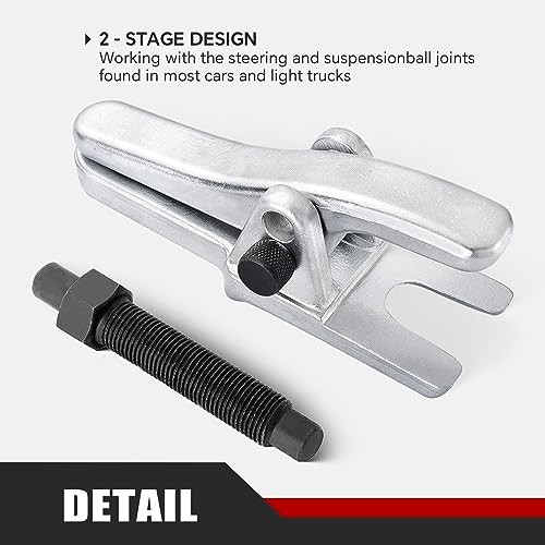 Universal Ball Joint Separator | Heavy Duty Remover Tool for Separating Arms,