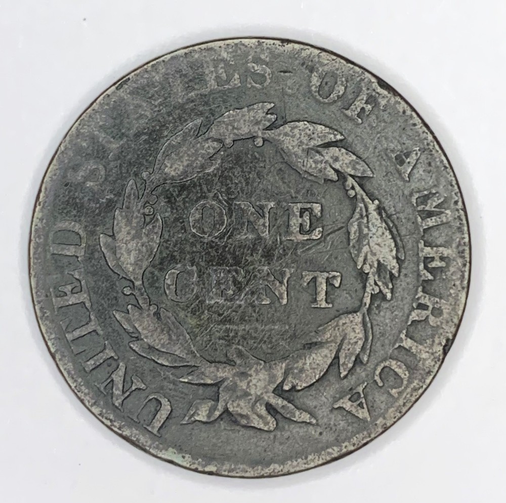 1824 4/2 Coronet Liberty Head Large Cent 4 Over 2
