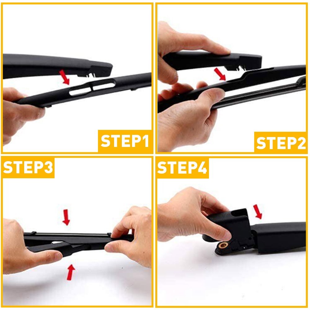 Wiper Arm & Blade for Ford 2007-2014 Edge Back Rear Windshield Windscreen Wiper