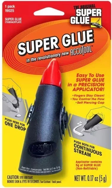 0.17 oz. Super Glue Accutool Precision Applicator (12-Pack) Fast Ship