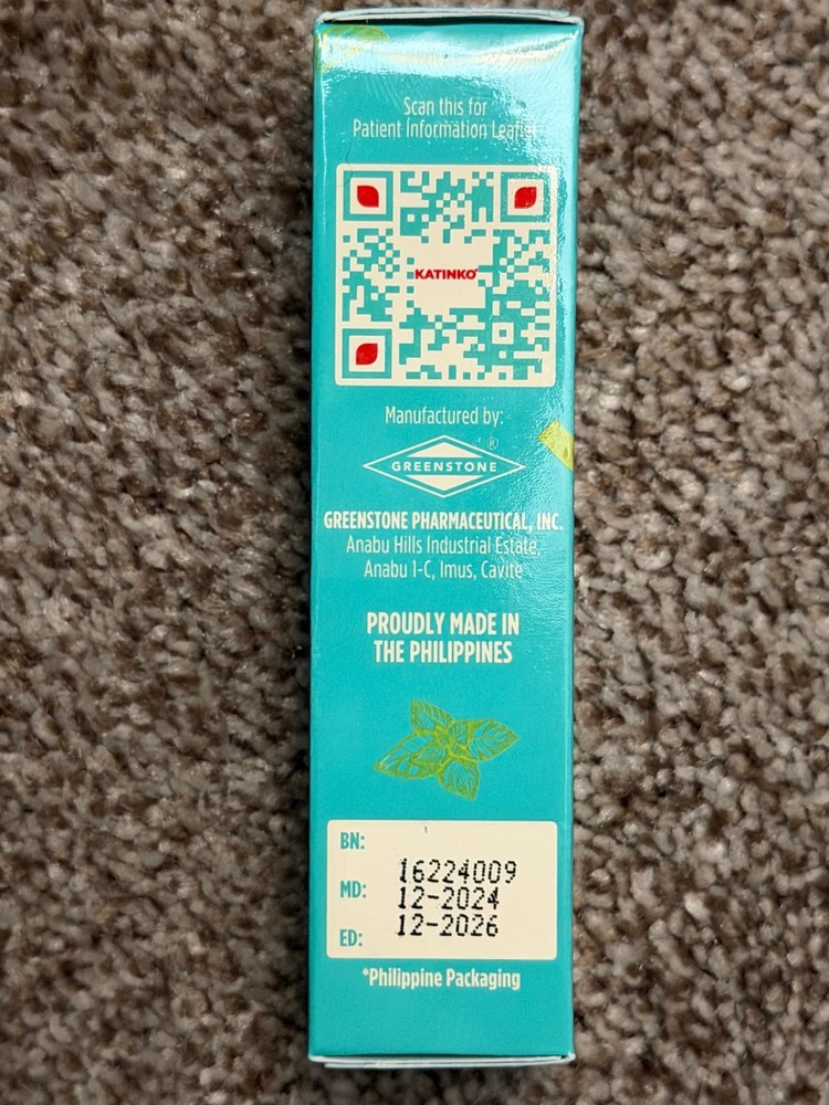 Katinko Oil Liniment Rollerball Applicator 10ml PEPPERMINT