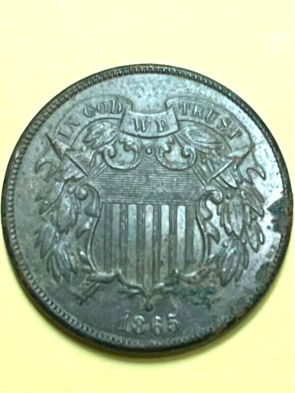 1865 2 Cent Piece Uncirculated. Super Deals from Chelsea Rare Coins